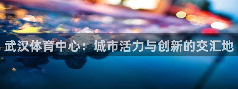 三亿体育网：武汉体育中心：城市活力与创新的交汇地